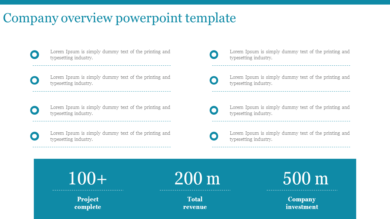company overview powerpoint template